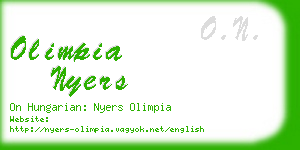 olimpia nyers business card